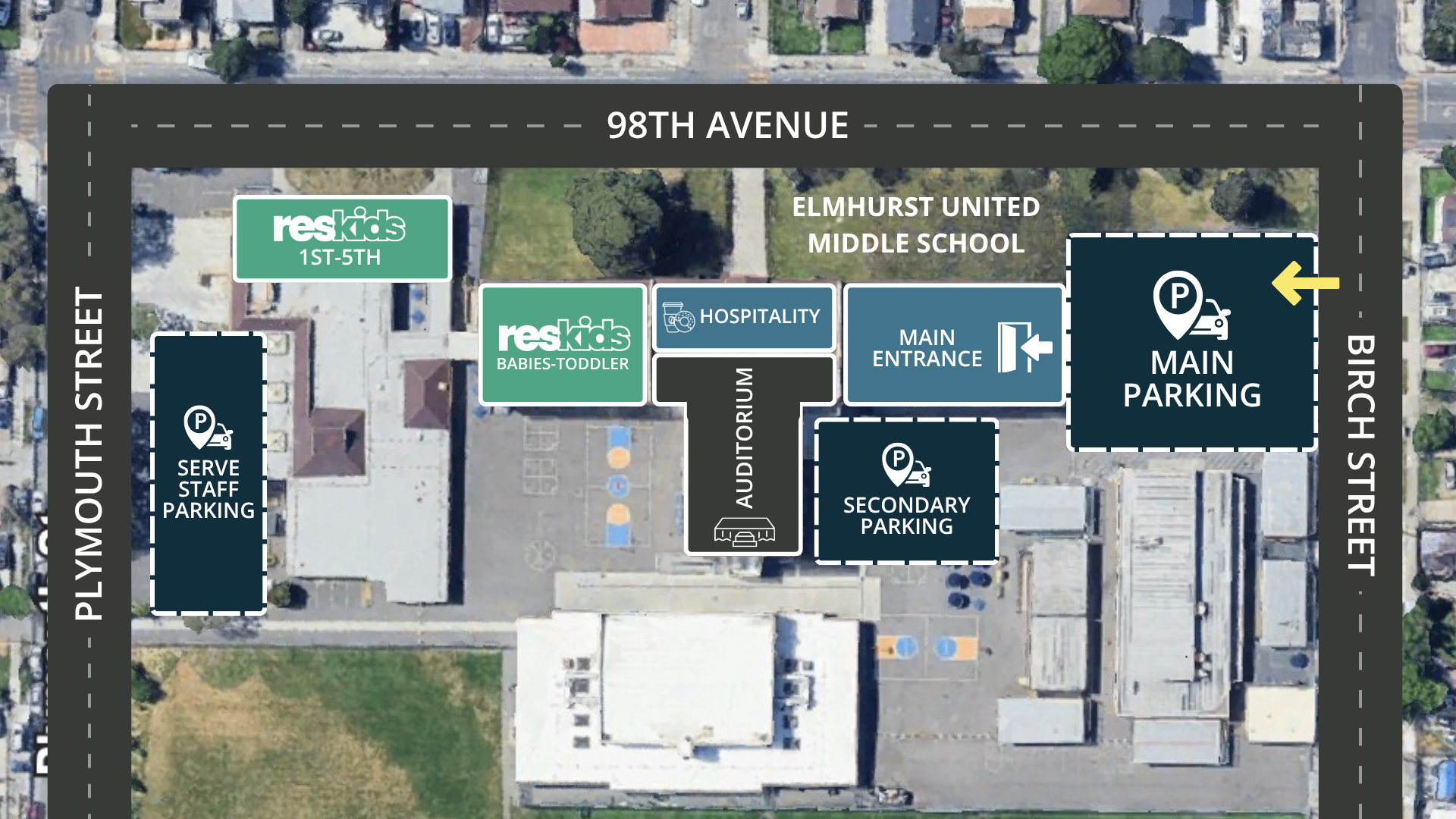 Oakland Campus Map